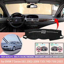 Car Dashboard Avoid Light Pad Instrument Platform Desk Cover Mat Carpets for BMW 7 Series E65 2002-2008 730i 740i 750i 2003 2024 - buy cheap