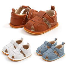 Baby Toddler Infant Sandals Sneakers, Unisex Boys Girls First Walker Shoes Solid Color Soft Sole Roman Shoes 2024 - buy cheap