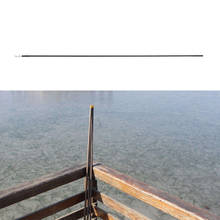 Puntas de caña de pescar negras de 46cm, punta de repuesto de caña de pescar de Taiwán, accesorios de caña de carbono sólido y hueco, nuevo 2024 - compra barato