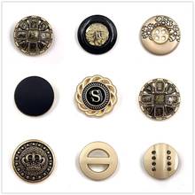 10pcs/lot metal buttons Gold for clothing sweater coat decoration shirt buttons accessories DIY JS-0270 2024 - buy cheap