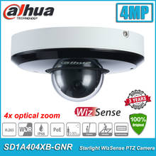 Original Dahua SD1A404XB-GNR 4MP 4x Optical Zoom POE IP66 IK08 Starlight IR WizSense PTZ CCTV Network Dome IP Camera 2024 - buy cheap