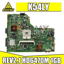 K54LY Motherboard REV2.1 HD6470M 1GB Para For Asus X54H K54HR X54H laptop Motherboard Mainboard K54LY K54LY Motherboard teste 100% OK 2024 - compre barato