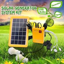 Solar Panel Outdoor Camping Emergency Light Mobile Phone Charger with Electric Generator Power Bank for  Garden Night Lighting 2024 - buy cheap