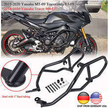 Motorcycle Crash Bar Engine Guard Frame Protector Falling Protection for Yamaha MT09 FJ09 Tracer 900 GT 2020 2019 2018 17 16 15 2024 - buy cheap