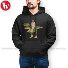 Casual Dino Hoodies Jesus On Dinosaur Hoodie Cotton Warm Hoodies Long Outdoor Pullover Hoodie Over Size XXL 2024 - buy cheap