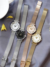 Relógio feminino retro julios, moda feminina, para horas, de aço inoxidável, simples, com corrente, elegante, caixa de presente de aniversário 2024 - compre barato