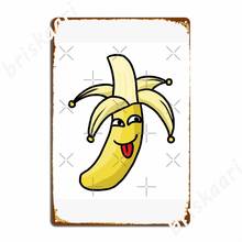 Bananeira coringa metal sinais de parede pub cozinha retro placas estanho cartazes 2024 - compre barato