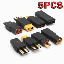 TOPRC Plug Male and female TRX Traxxas to T plug Deans Style No Wire Connector battery adapter to XT60 plug 5PCS 2024 - buy cheap