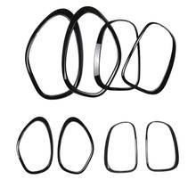 Cubierta de anillo de faro delantero para BMW MINI Countryman R60 2011-2016, pegatina embellecedora para carcasa trasera de motocicleta 2024 - compra barato