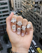 Anel de prata esterlina 925 artesanal, anel com pedras preciosas para casamento, noivado, topázio, joia fina de luxo para mulheres 2024 - compre barato