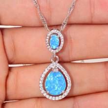 Hot Sell New Fashion Exquisite Drop Shaped Pendant Necklaces Women Wedding Engagement Birthday Party Jewelry Best Gifts 2024 - buy cheap