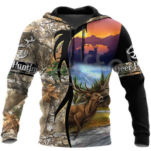 Tessffel 3DPrint Camo Deer Hunting Tattoo Animal Hunter  Men/Women NewFashion Jacket Zip Funny Hoodies Long Sleeve Streetwear S7 2024 - buy cheap