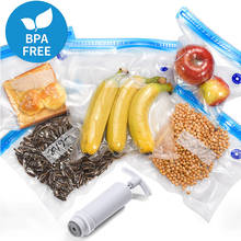Vacuum Fresh BagS Reusable Food Storage Bags Vacuum Bag For Handheld Vacuum Sealer BPA Free 2024 - buy cheap