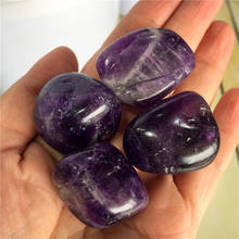 4pcs Natural Amethyst Crystal Tumble Stones Polished Stones Healing Crystal Gemstones For Fish Tank Aquarium Decoration 2024 - buy cheap