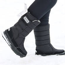 2022 Fur Snow Boots Female Winter Boots Women Boots Waterproof Camouflage Mid-calf Boots Women Platform Warm Women Winter Shoes 2024 - buy cheap