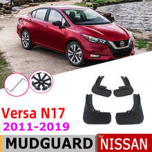 Guardabarros para Nissan Versa Sedan Almera Latio Sunny N17 2019 ~ 2011, accesorios para guardabarros 2018 2017 2016 2015 2014 2013 2012 2024 - compra barato