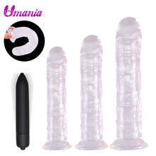 Brinquedos eróticos do sexo do vibrador da bala do g-ponto do orgasmo brinquedos do copo da sução do pênis do vibrador realístico da tomada de extremidade do vibrador da geléia 2024 - compre barato