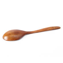 1pc Natural Wood Bamboo Spoon Eco-Friendly Tableware Dining Soup Tea Honey Coffee Spoon Soup Catering Spoon Cooking Utensil Tool 2024 - buy cheap