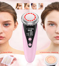 LED Beauty Instrument Hot Cold Hammer Ultrasonic Cryotherapy Face Body Spa Ion Facial Vibration Massager Face Beauty Massager 2024 - buy cheap