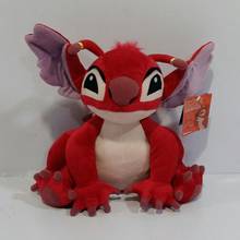 Sitting 28cm Disney Lilo & Stitch Stuffed Animal Kids Soft Doll #628 Red Leroy Plush Toys For Boy Girl Birthday Gift 2024 - buy cheap