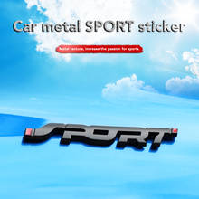 3D Sport Metal Emblem Car Badge Sticker For bmw f10 e46 e90 e60 e92 mercedes audi a5 vauxhall insignia seat ibiza ford focus mk2 2024 - buy cheap