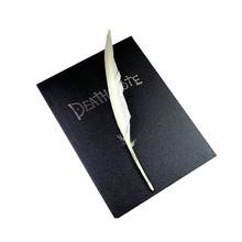 Death Notebook Death Note Book Cosplay Notebook Journal Pen Writing Feather Diary+Feather Book Notebook Theme Anime M8R3 2024 - buy cheap