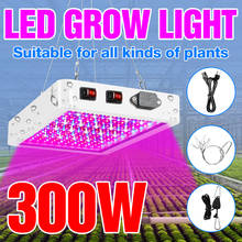 Luz LED de espectro completo para cultivo de plantas de interior, lámpara Phyto de 300W y 500W para invernadero de flores, caja de tienda de 220V, enchufe de la UE, EE. UU. Y Reino Unido 2024 - compra barato