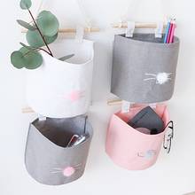 Cotton Pocket Storage Wall Hanging Storage Bags Pockets Organizer Ins Style Hanging Organizer Container For Home Decor 2024 - buy cheap