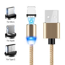 Cabo magnético micro usb tipo c, mais novo cabo para carregamento rápido de iphone 11 samsung xiaomi huawei, cabos usb c de 1m 2024 - compre barato