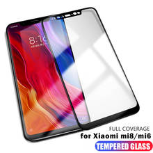 Película de vidro para telefone xiaomi, protetor de tela para xiaomi mi mix 3 2s pocophone f1 9 se 8 pro a2 lite play redmi note 6 7 2024 - compre barato