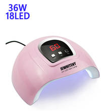 Secador de uñas para manicura, lámpara UV para secado de Gel de uñas, LED con 3 pantallas de tiempos, USB, 36W 2024 - compra barato