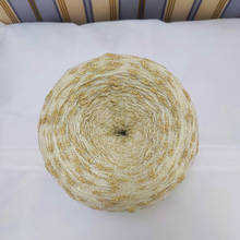 Unique New Import 250g Beautiful Golden Metallic Slub Yarn blend fibre Hand Knitting Crochet fancy yarn Z3953 2024 - buy cheap