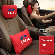 Reposacabezas para asiento de coche, almohada transpirable para cuello, soporte para cabeza, almohada de viaje Compatible con LADA VESTA niva kalina priora granta, novedad 2024 - compra barato