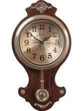 Vintage Luxury Wall Clock Digital Silent Big Mute Antique Classic Wall Clock Pendulum Copper Quartz Watch Klok Home Decor AD50WC 2024 - buy cheap