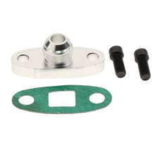 Turbo Oil Feed Inlet Flange Gasket Adapter Kit 10AN Fitting T3 T4 2024 - buy cheap