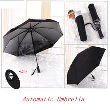 Automatic Umbrella   Eiffel Tower Umbrella Auto-open Close Rain Anti-UV Waterproof Three-folding Sun Umbrella Rain Women 2024 - buy cheap