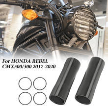 Cubierta deslizante de tubo de arranque para motocicleta, horquilla delantera, Protector de tubo, accesorios para Honda Rebel CMX 300, 500, 2017, 2018, 2019, 2020, CMX500 2024 - compra barato