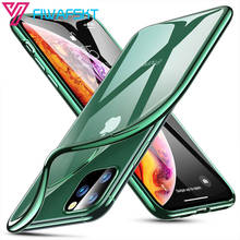 3D Laser Ultra Thin TPU Soft Case For iPhone 11 Pro Max 11 Pro 5.8 6.1 6.5 Camera Protect Silicone Transparent Plating  Cover 2024 - buy cheap