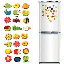 hot sell 12pcs Novelty Animals Wooden Fridge Magnet Sticker Cute Funny Refrigerator Toy 2024 - buy cheap