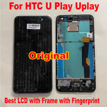 Original Best LCD Display Touch Screen Digitizer Assembly For HTC U Play UPlay Glass Sensor with Frame + Fingerprint Pantalla 2024 - buy cheap