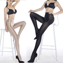 Meia-calça longa brilhante feminina, meia-calça clássica transparente brilhante para mulheres, lingerie kawaii 2024 - compre barato