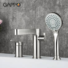 GAPPO Shower Faucet Set Bathroom Brass Bathtub Shower Faucet Bath Shower Tap Chrome Shower Head Wall Mixer Tap robinet baignoire 2024 - buy cheap