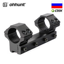 ohhunt 10cm Medium Profile 11mm Dovetail .22 Airgun 25.4mm 1 inch Scope Rings with Stop Pin For Hunting Rifle Scope Mount 2024 - buy cheap