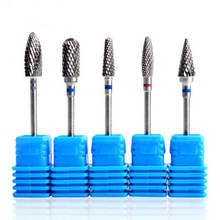 Nail Cone Tip tungsten steel Drill Bits Electric Cuticle Clean Rotary For Manicure Pedicure Grinding Head Sander Polishing Tool 2024 - buy cheap