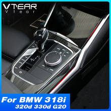Vtear Interior Central Control Storage Box Cover Decoration Car Inner Charger Plug Accessories Parts For BMW 318i 320d 330d G20 2024 - buy cheap