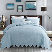 Funda de cama + Fundas de almohada, colcha de vid, hoja de arce de encaje de juego de cama, edredón de algodón, manta de tejido Jacquard, cama doble, azul/rosa/verde 2024 - compra barato