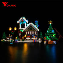 LED Light Set For Christmas Gift 10249 Winter Village Toy Shop And 35019 DIY Toys Blocks Bricks Only Lighting Kit No Model 2024 - buy cheap