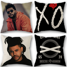 The Weeknd XO Pillowcase Cotton Linen Fabric Square Zippered Pillow Cover For Office Family Decoration 45X45cm Eco-Friendly 1210 2024 - buy cheap