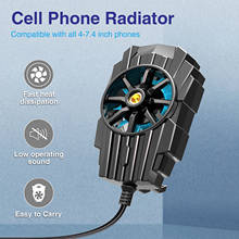 Universal Cooling Fan Mute Fan G6 Mobile Phone Radiator Cell Phone For Mobile Phone Fever Rapid Cooler PhoneCooler Radiator 2024 - buy cheap