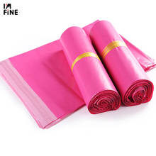 Sacos envelopes adesivos para correio expresso rosa profundo, bolsa para presente, sacos de plástico rosa, sacos de embalagem para vestuário/caixas, sacos de correio 2024 - compre barato